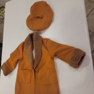 Teddy Trim Dual Pocket Coat